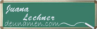 Juana Lechner Visitenkarte
